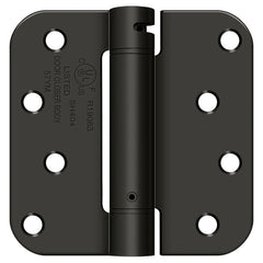 DELTANA Deltana DSH4R510B Spring Hinge 4x4 5/8 Radius Oil Rubbed Bronze