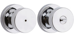 KWIKSET Kwikset 730PSKRDT-26 Pismo Privacy Knob Bright Chrome