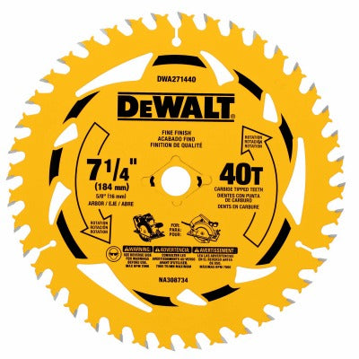 DEWALT Dewalt Accessories DWA271440B10 7-1/4 in 40T Saw Blade 10pk