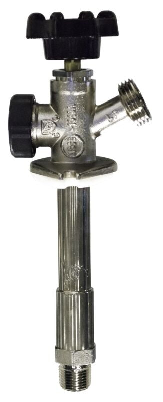 HYDRAPRO Hydrapro H20117 HPLFFP1212IPSLF Lead Free Large Flange Frost Free Sillcock (1/2 x 3/4 x 12)