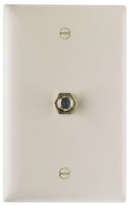 LEGRAND Pass Seymour TPCATVLACC12 1-gang Coaxial Wall Plate 12-pack