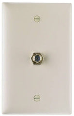 LEGRAND Pass Seymour TPCATVLACC12 1-gang Coaxial Wall Plate 12-pack