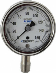 ASHCROFT Ashcroft 251009S02LLL160 Pressure Gauge 0-160 Psi