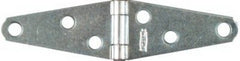 NATIONAL HARDWARE National Mfg N127-365 Zinc Strap Hinge 2in Light Duty 2 Pack