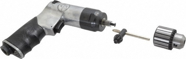 CHICAGO PNEUMATIC Chicago Pneumatic T025180 Air Drill 3/8 in Keyed Chuck