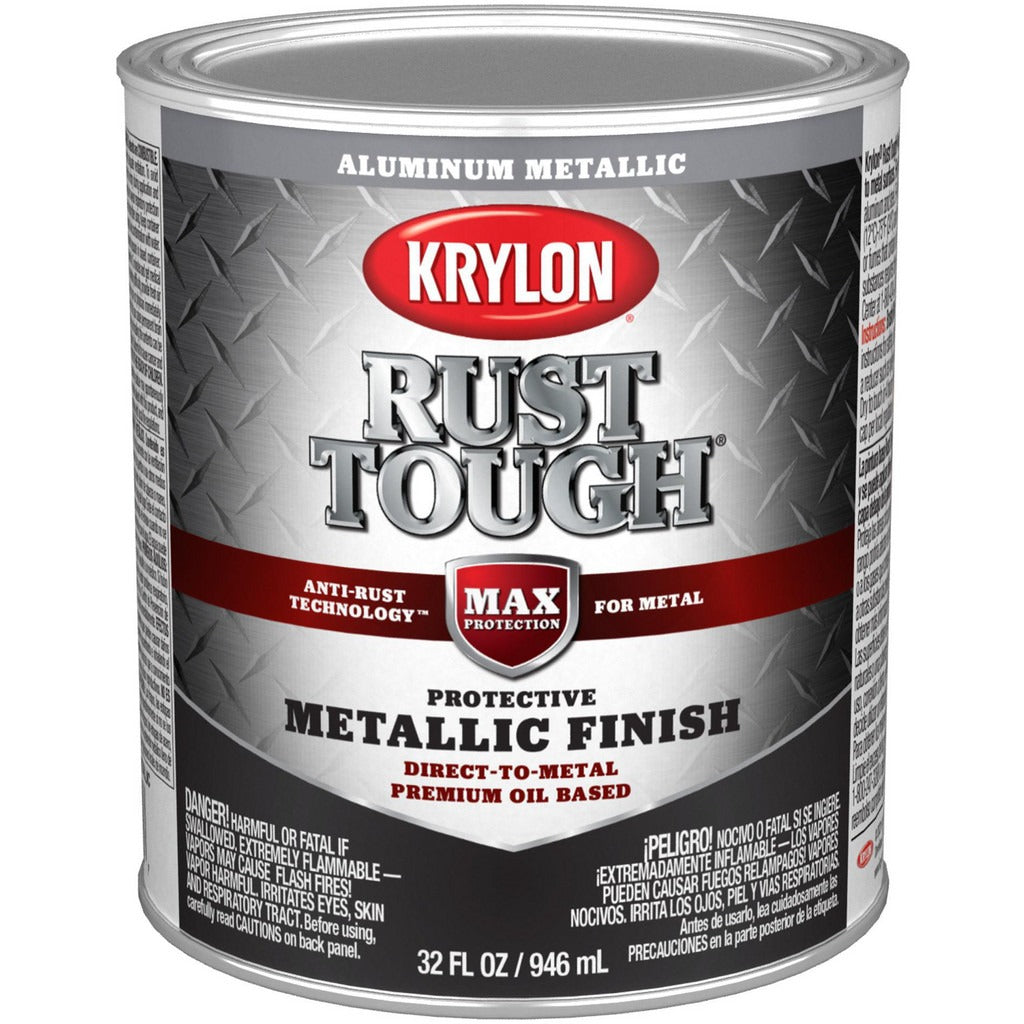 KRYLON Krylon K09717008 Brush-on Anti-rust Paint 1 Qt Aluminum
