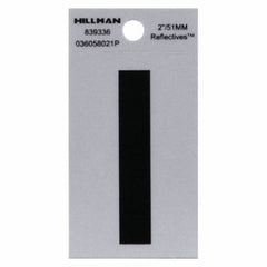 HILLMAN Hillman Fasteners 839336 Adhesive Vinyl Letter I 2in Black