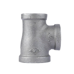 CODA RESOURCES Coda Resources 506236 Black Malleable Iron Reducing Tee