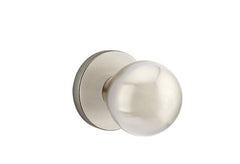 EMTEK Emtek 5059ORUS15 Orb Knob Dummy Pair Disk Rose Satin Nickel