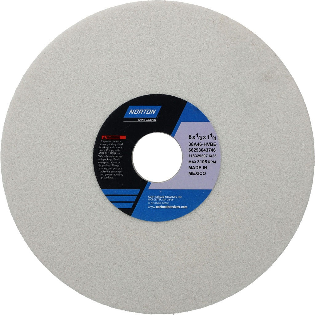 NORTON Norton 66253043746 Surface Grinding Wheel 8in 46 Grit