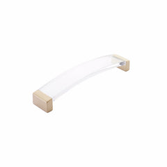 SCHAUB Schaub 321-SSB-CL Positano Arch Cabinet Pull Satin Brass
