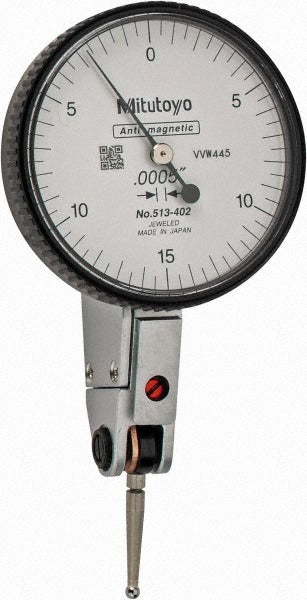 MITUTOYO Mitutoyo 513-402-10E Dial Test Indicator 0.03 in Horizontal