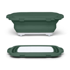 DRIP EZ Drip Ez TUBV2-1-GR Bbq Prep Tub Locking Lid Forest Green