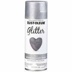RUST-OLEUM Rust-oleum 267734 Silver Glitter Spray 10.25 Oz