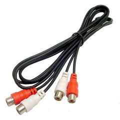 CALRAD Calrad 55-989 Dual Rca Female to Female Cable 4 Ft