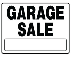 HILLMAN Hillman Fasteners 840058 Garage Sale Sign 20x24 in 6 Pack