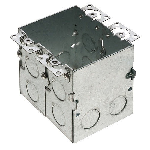 ARLINGTON Arlington Industries FLB5548 2-gang Steel Floor Outlet Box