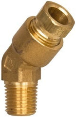 PARKER Parker 179HD-6-4 Brass Compression Male 45 Elbow 1/4 in