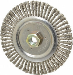 WEILER Weiler 94665 Knotted Wheel Brush 6 Inch Stainless Steel