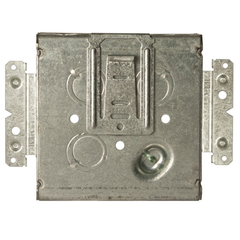 RACO 257M Raco 257M 4-11/16 Square Box, Welded, 2-1/8 Deep with (1) 1/2 KO & (15) TKO's