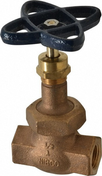 NIBCO Nibco NL3X006 Bronze Globe Valve 1/2 Inch Threaded 600 Psi
