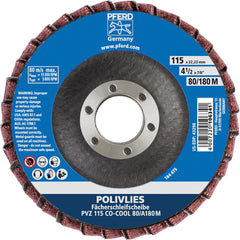PFERD Pferd 44695102 Flap Disc 4.5in 80 Grit Ceramic Type 27