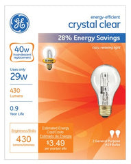 GE G E Lighting 78795 A19 Halogen Bulb 29W Clear 2 Pack
