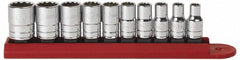 GEARWRENCH Gearwrench 80307D 10 Pc 1/4 in Drive Socket Set