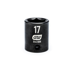 GEARWRENCH Gearwrench 84318N 3/8 in Drive 17mm Impact Socket 6-pt