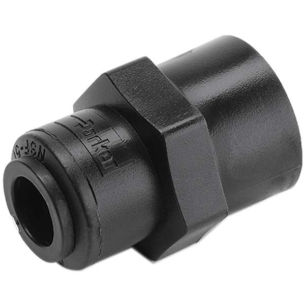 PARKER Parker FB8FC8-HBLK Push-to-connect Fitting 1/2 in