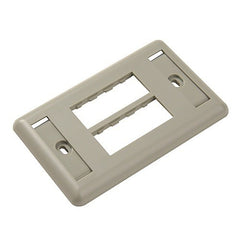 ORTRONICS Ortronics 40300546-78 Faceplate 4-hole Single Gang Dark Gray