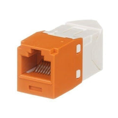 PANDUIT Panduit CJLR688TGOR Cat6 45 Degree Keystone Jack