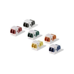PANDUIT Panduit CMDTSBLCZEI Mini-com Keyed Duplex Module