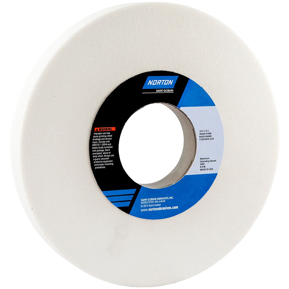 NORTON Norton 66253160900 Surface Grinding Wheel 60 Grit 10 in