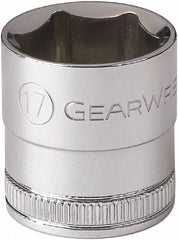 GEARWRENCH Gearwrench 80385 17mm 6-point Hand Socket 3/8 Drive