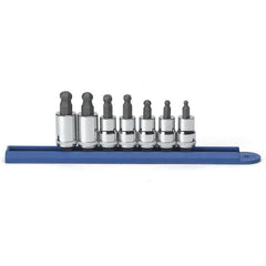 GEARWRENCH Gearwrench 80587 Hex Bit Socket Set 3/8 in Drive 7 Pc Metric