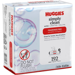 KIMBERLY-CLARK Kimberly-Clark KCC54483 Huggies Simply Clean Wipes 64/Packet (3 Pack)