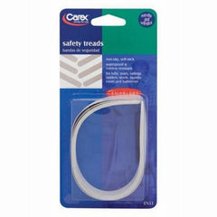 CAREX Compass Health Brands EN33CRD White Safety Treads 72 Pack