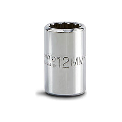 PROTO Proto J5212M 12mm 12-point 3/8 Drive Hand Socket