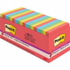 3M 3M MMMR33018SSANCP Post-it Super Sticky Dispenser Notes 3 inches x 3 inches (18 pads) R33018SSANCP