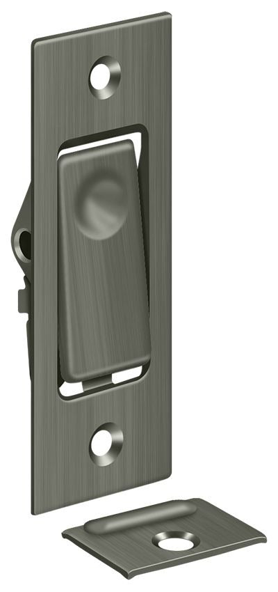 DELTANA Deltana PDB42U15A Pocket Door Jamb Bolt Antique Nickel
