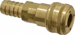 PARKER Parker B36-7B Hose Barb Pneumatic Coupler 1/2 in Brass