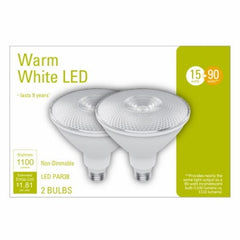 GE G E Lighting 93129303 PAR38 Led Flood Bulb 15W 2PK
