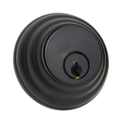 EMTEK Emtek 8455US19 Low Profile Single Cylinder Deadbolt Flat Black