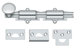 DELTANA Deltana 6SB26 Surface Bolt 6 Inches Bright Chrome