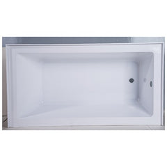 DAKOTA Dakota Plumbing Products UST-ALLC02SNW Norrin Alcove Bathtub