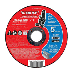 DIABLO Diablo DBD050040110F Cut-off Wheel 5 in 60 Grit Type 1