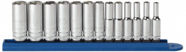 GEARWRENCH Gearwrench 80304 13 Pc 1/4 in Drive Metric Deep Socket Set