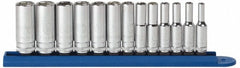 GEARWRENCH Gearwrench 80304 13 Pc 1/4 in Drive Metric Deep Socket Set