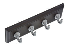HILLMAN Hillman Fasteners 515813 Key Rail 10 Lb Espresso Silver